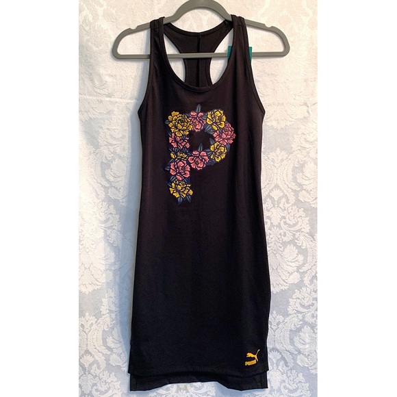 Puma | Floral Racerback Flourish XTG Hi-Low Dress - Picture 2 of 9